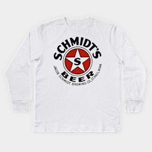 Schmidt's Beer Kids Long Sleeve T-Shirt